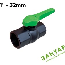 Bahyap Pvc Plastik Küresel Vana 32MM (1)