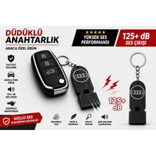 YSN Sounds Düdüklü Audi Anahtarlık , Audi Logolu Islık Çalan Araç Anahtarlık - Hediyelik Audi Araba Anahtarlığı