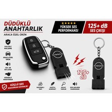 YSN Sounds Düdüklü Nissan Anahtarlık , Nissan Logolu Islık Çalan Araç Anahtarlık - Hediyelik Nissan  Araba Anahtarlığı