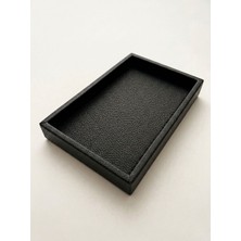 Derisunum Design - Deri Sunum Tepsisi - Takı, Saat ve Anahtar Düzenleyici (25x16 cm)