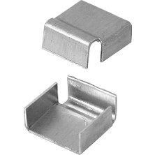 MP7794 – 50 Dağıtıcı Clips, 5/8 In. Bars, Kabartmalı Alüminyum, Değirmen Finish, 50 Adet