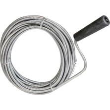 3 Metre Gider Açma Spirali – Tıkanıklık Açıcı Yay, Lavabo Tuvalet Klozet Duş Banyo Drenaj Kanalizasyon Temizleme Aparatı, Paslanmaz Çelik Spiral Tel (5 Metre)