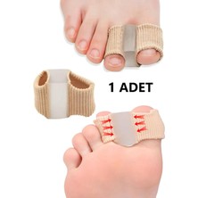 1 Adet Ayak Baş Parmak Kemik Eğriliği Düzeltici Aparat Halluks Valgus Parmak Koruyucu Atel Kumaş Silikon Baş Parmak Kemik Koruyucu Ayak Parmağı Ayırıcıları, Üst Üste Gelen Ayak Parmakları Için