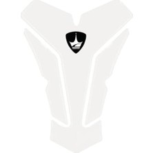 Tank Pad | Ducati, Mv Agusto ile Uyumlu | Kaydırmaz ve Dayanıklı Karbon | Motosiklet Tank Pad GT09 (Şeffaf - Transparan)