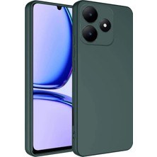 Nrzsnt Newface Realme C61 Kılıf First Silikon - Koyu Yeşil