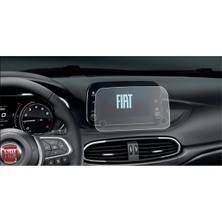 Glassmax Fiat Egea & Egea Cross Multimedya Navigasyon Ekran Koruyucu Kırılmaz Şeffaf Nano Teknoloji