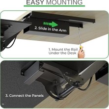 Cafepress Ayarlanabilir Yükseklik Ergonomik Tezgah Altı Filtresi Utara-Klavye Çekmece, Stand Up Stehpult Klavye Tepsi W/negatif Eğilebilir