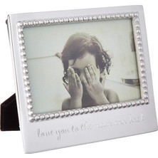 Mariposa 3906MN Yatay Resim Çerçevesi, 6.75 "x 1" x 5.75", Gümüş