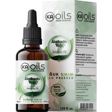 Yağı 30 ml | Soğuk Sıkım - 100% Pure & Natural Avocado Oil | Cilt & Saç Için Yoğun Nemlendirici Bitkisel Yağ – E Vitamini ve Yağ Asitleri Içerir