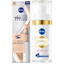 LUMINOUS630 Thiamidol Leke Karşıtı Serum 30ML ve Cellular Filler Cushion Renkli Göz Kremi, Orta Ton