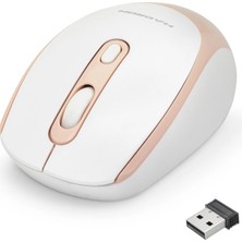 sbodurhome Kablosuz Mouse 800/1600 Dpi - Beyaz Pembe HDX3406R