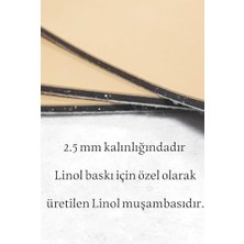 Esmay Linol Linol Muşamba Levha 2.5 mm 35X50 cm (1 Adet) Gri Renklidir GNSRKFAZ3102