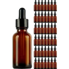 2 Adet 100 ml Metal Siyah Sızdırmaz Kapaklı Dropper Damlalık Cam Şişe