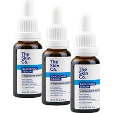 Görkito The Skin Co. Bakuchiol Yaşlanma Karşıtı Bitkisel Retinol Serum 20 ml (3 Paketi)