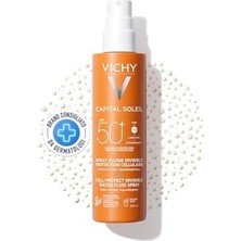 Capital Soleil Cell Protect Spf 50 Güneş Koruyucu Yüz ve Vücut Fluid Spreyi 200 ml