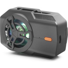 sbodurhome Telefon Soğutucu Fan Bataryalı LED - Siyah HDX4394