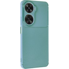 Bezos Nova 12 Se Kılıf Auto Focus Karbon Kapak - Koyu Yeşil