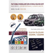 AutoBase Fiat Doblo Ön Cam Silecek Takımı 2000-2010