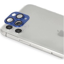 Colezium Iphone 11 Pro Max Pers Alüminyum Kamera Lens - Lacivert