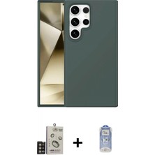 Marsilyan™- Galaxy S24 Ultra Kılıf Kozmos Yansıma Özel Seri - Siyah Joko Magic 5d Cam + Gold Bilvis Titan Kamera Lens