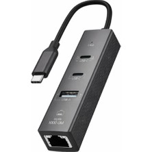 sbodurhome Type-C To 2 Type- USB Gigabit Ethernet ZR1207