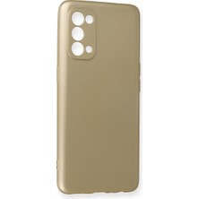 Bezos Reno 5 Kılıf First Silikon - Gold
