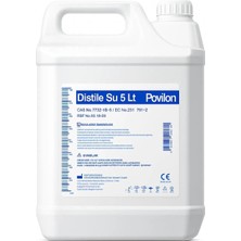 Povilon Ultra Saf Distile Su 5 Litre – Solunum Cihazları (Konsantratör, Cpap, Bpap) Için Yüksek Saflıkta Su