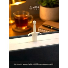 Mabs Tech Kılıç Tasarımlı Kitap Ayracı – Estetik Minimal Kitap Bookmark | Okuma Aksesuarı & Hediyelik