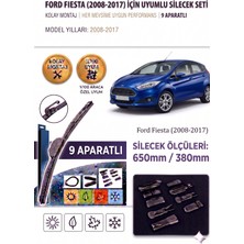 AutoBase Ford Fiesta Ön Cam Silecek Takımı 2008-2017