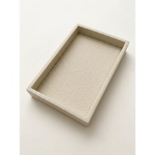 Derisunum Design - Deri Sunum Tepsisi - Takı, Saat ve Anahtar Düzenleyici (25x16 cm)