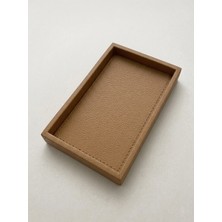 Derisunum Design Deri Takı, Saat ve Anahtar Düzenleyici ve Sunum Tepsisi (25x16 cm)
