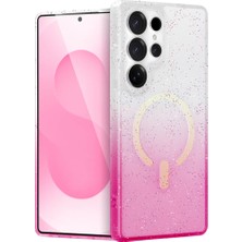 Elektrik Doktoru Galaxy S24 Ultra Pummel Shiny Magsafe Kapak - Pembe