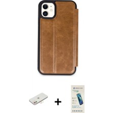 Pileli Store Pilelistore™ iPhone 11 Kılıf Zirve Yansıma Serisi - Şeffaf Pasifik Cam Ekran Koruyucu + Renkli Kamera Lens Koruma Cam - Yl