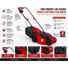 Eng Energy LM-C3203 Elektrikli Çim Biçme (1200W) Güçlü Motor