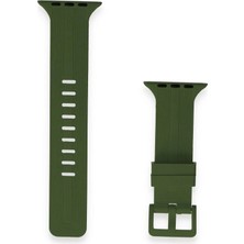 Colezium Watch 38MM KR408 Çizgili  Kordon (Saat Değildir) - Koyu Yeşil