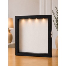 Pawellia 25X25X7 cm Derin Anı Çerçevesi LED Işıklı