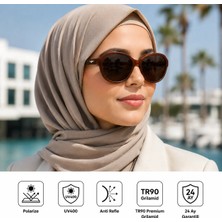 Exeline Col 133 Yeni Premium Seri Polarize Kadın Güneş GÖZLÜĞÜ-POLARIZE-UV400-ANTI Refle 3lü Koruma 60*15*145 Ekartman
