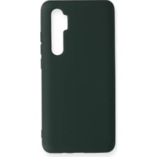 Derin Stok Note 10 Lite Kılıf Nano Içi Kadife Silikon - Koyu Yeşil