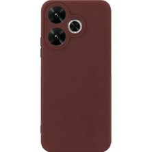 Derin Stok Redmi 13 4g Kılıf First Silikon - Bordo