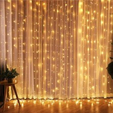 Colezium 3X3M Premium Perde LED - 8 Fonksiyonlu, Su Geçirmez Iç Dış Mekan Teras Dekor Işıkları