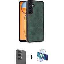 Pileli Store Pilelistore™ Galaxy S24 Fe Kılıf Kıvılcım Işık Serisi - Siyah 3D Antistatik Seramik Nano Ekran Koruyucu + Raze Metal Kamera Lens - Sh