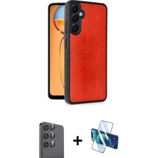 Pileli Store Pilelistore™ Galaxy S24 Fe Kılıf Kıvılcım Işık Serisi - Siyah 3D Antistatik Seramik Nano Ekran Koruyucu + Raze Metal Kamera Lens - Sh