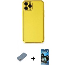 Pileli Store Pilelistore™ iPhone 11 Pro Kılıf Yadigar Klasik - Siyah 34D Izgaralı Cam + Shine Kamera Lens Koruma Cam - Gs