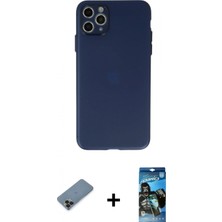 Pileli Store Pilelistore™ iPhone 11 Pro Max Kılıf Atlas Minimal Prime - Siyah 34D Izgaralı Cam + Metal Kamera Lens Koruma Cam - Sh