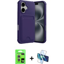 Pileli Store Pilelistore™ iPhone 17 Kılıf Vadi Çizgi Prime - Siyah 3D Antistatik Seramik Nano Ekran Koruyucu + Raze Metal Kamera Lens - Akmr