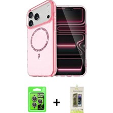 Marsilyan™- iPhone 17 Pro Kılıf Kıvılcım Form Prime - Siyah Joko Magic 5d Hayalet Cam + Raze Metal Kamera Lens - Gı