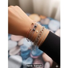 Bodrum Asel 8 Li Kadın Bileklik Set