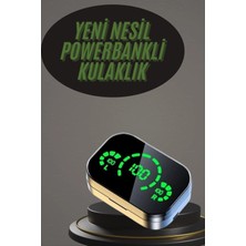 sbodurhome Kablosuz Bluetooth Kulaklık Çift Telefon Destekli Powerbankli Dijital Göstergeli