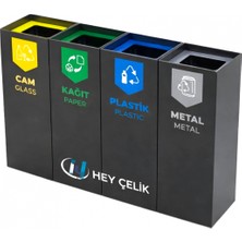 Sıfır Atık Geri Dönüşüm Ünitesi (GD-410) – Metal Atık Ayrıştırma Sistemi | Hey Çelik