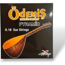 Ödemiş Kısa Sap Saz / Bağlama Takım Teli 0.18